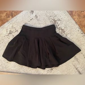 Princess Polly black tennis skirt